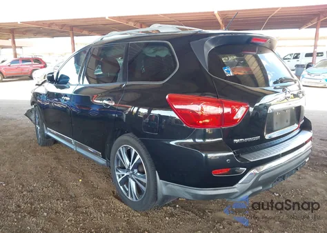 2017 Nissan Pathfinder Platinum from USA, damaged, VIN 5N1DR2MN7HC602716